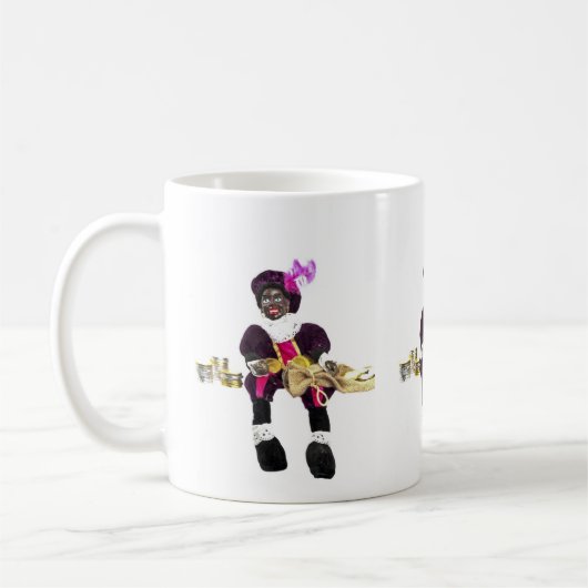 Zwarte Piet Schale Kaffeetasse (Links)