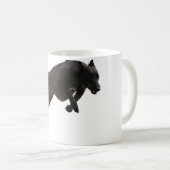 zwarte Windhund Kaffeetasse (VorderseiteRechts)