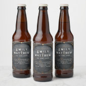 Zwarven Splendor Fantasy Wedding Bierflaschenetikett (Flaschen)