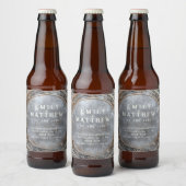 Zwarven Splendor Fantasy Wedding Bierflaschenetikett (Flaschen)
