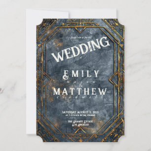 Zwarven Splendor Fantasy Wedding Einladung