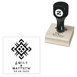 Zwarven Splendor Fantasy Wedding Gummistempel