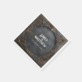 Zwarven Splendor Fantasy Wedding Serviette (Ecke)