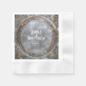 Zwarven Splendor Fantasy Wedding Serviette (Vorderseite)