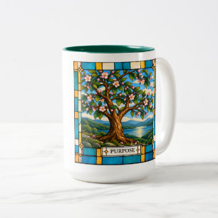 Zweck Bleiglas Zweifarbige Tasse