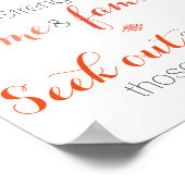 Zweck der dreifachen Hilfsgesellschaft Poster (Ecke)