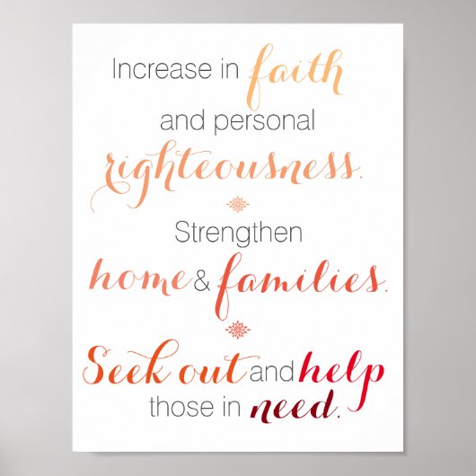 Zweck der dreifachen Hilfsgesellschaft Poster (Vorne)