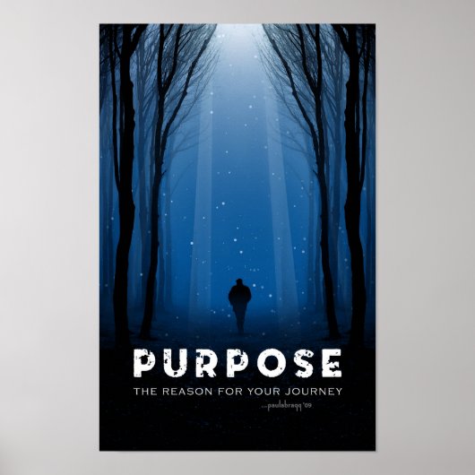 Zweck: der Grund für Ihre Reise Poster (Vorne)