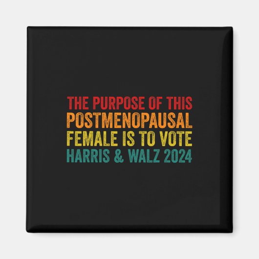 Zweck dieser Post Menopausal Weibliche Harris Magnet (Vorne)