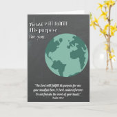 Zweck-Religiös Graduation Card des Lords Karte (Gelbe Blume)