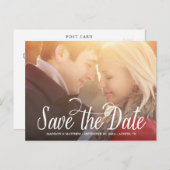 Zweck | Save the Date Postkarte (Vorne/Hinten)