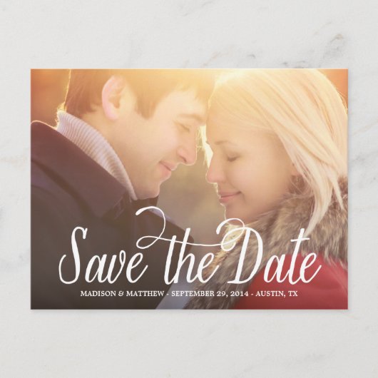 Zweck | Save the Date Postkarte (Vorderseite)