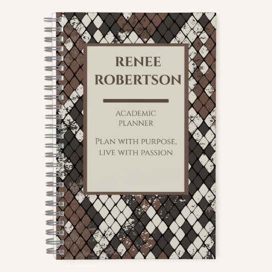 Zweck und Leidenschaft: Der akademische Erfolgspla Notizblock (Vorderseite)