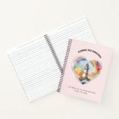 Zweck und Richtung Positive Bejahung Notizblock (Innenseite)