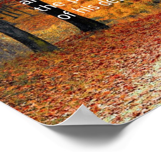 Zweckgebunden Poster (Ecke)