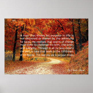 Zweckgebunden Poster