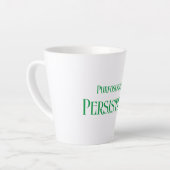 Zweckmäßig anhaltende Latte-Tasse Milchtasse (Linke Ecke)