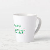 Zweckmäßig anhaltende Latte-Tasse Milchtasse (Rechte Ecke)