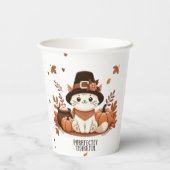 Zweckmäßig dankbare Katze Pappbecher (Rückseite)