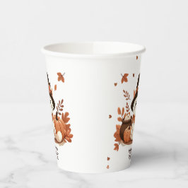 Zweckmäßig dankbare Katze Pappbecher