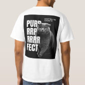 Zweckmäßig fertig - Grunge Cat Attitude T - Shirt (Rückseite)