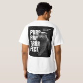 Zweckmäßig fertig - Grunge Cat Attitude T - Shirt (Schwarz voll)