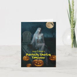 Zweckmäßig haarsträubende Halloween-Einladung