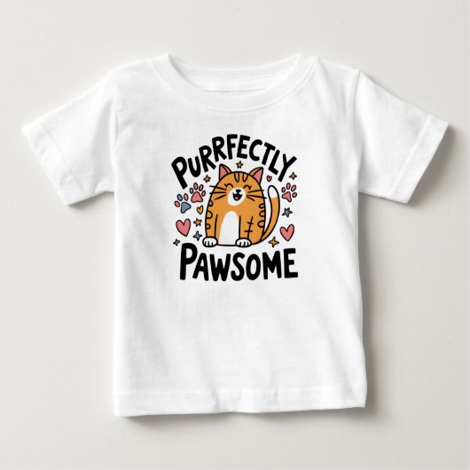Zweckmäßig pawsome baby t-shirt (Vorderseite)