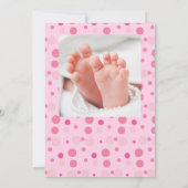 Zwei 2 Foto Minimalistisch Hello World Dankeskarte (Rückseite)