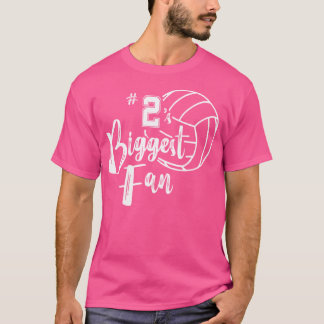 Zwei 2's größte Fan-Shirt Volleyball-Mama Volleyba T-Shirt