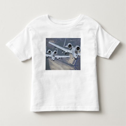 Zwei A-10C-Thunderbolzen II fliegen formatgenau Kleinkind T-shirt (Vorderseite)
