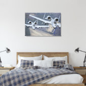 Zwei A-10C-Thunderbolzen II fliegen formatgenau Leinwanddruck (Insitu (Schlafzimmer))