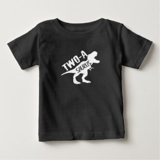 Zwei-A-Saurus Dinosaurier 2. Geburtstag Baby T-shirt
