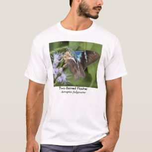 Zwei-Abgehaltener Blitzgeber-Schmetterling T-Shirt