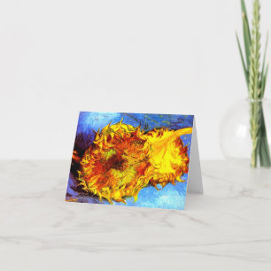 Zwei abgeschnittene Sonnenblumen Van Gogh Einladung