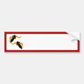 Zwei abseits der Straße fahrende Bikes mit Flammen Autoaufkleber (Vorne)