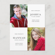 Zwei Absolventen mit doppeltem Abschluss Foto