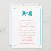 Zwei Adirondack-Stühle Hochzeit