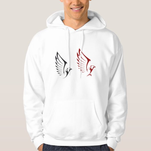 Zwei Adler Hoodie (Vorderseite)