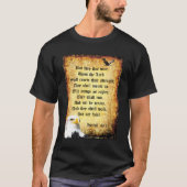Zwei Adler mit Isaiah 40:31 T-Shirt (Vorderseite)