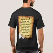 Zwei Adler mit Isaiah 40:31 T-Shirt (Rückseite)