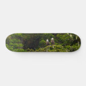 Zwei Adler mit Painterly Skateboard (Horizontal)