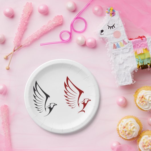 Zwei Adler Pappteller (Party)