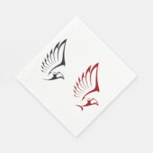 Zwei Adler Serviette (Ecke)