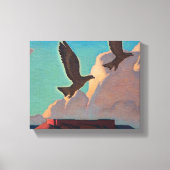 Zwei Adler von Maynard Dixon Leinwanddruck (Vorderseite)