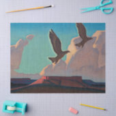 Zwei Adler von Maynard Dixon Seidenpapier (Basteln)