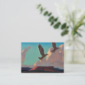 Zwei Adler von Maynard Dixon Visitenkarte (Stehend Vorderseite)