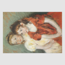 Zwei Adorable Young Girls (von Mary Cassatt)