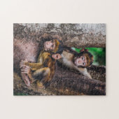 Zwei Affen im Baumaffenwald Puzzle (Horizontal)