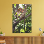 Zwei Affen in einem Baum Leinwanddruck (Insitu (Wohnzimmer))